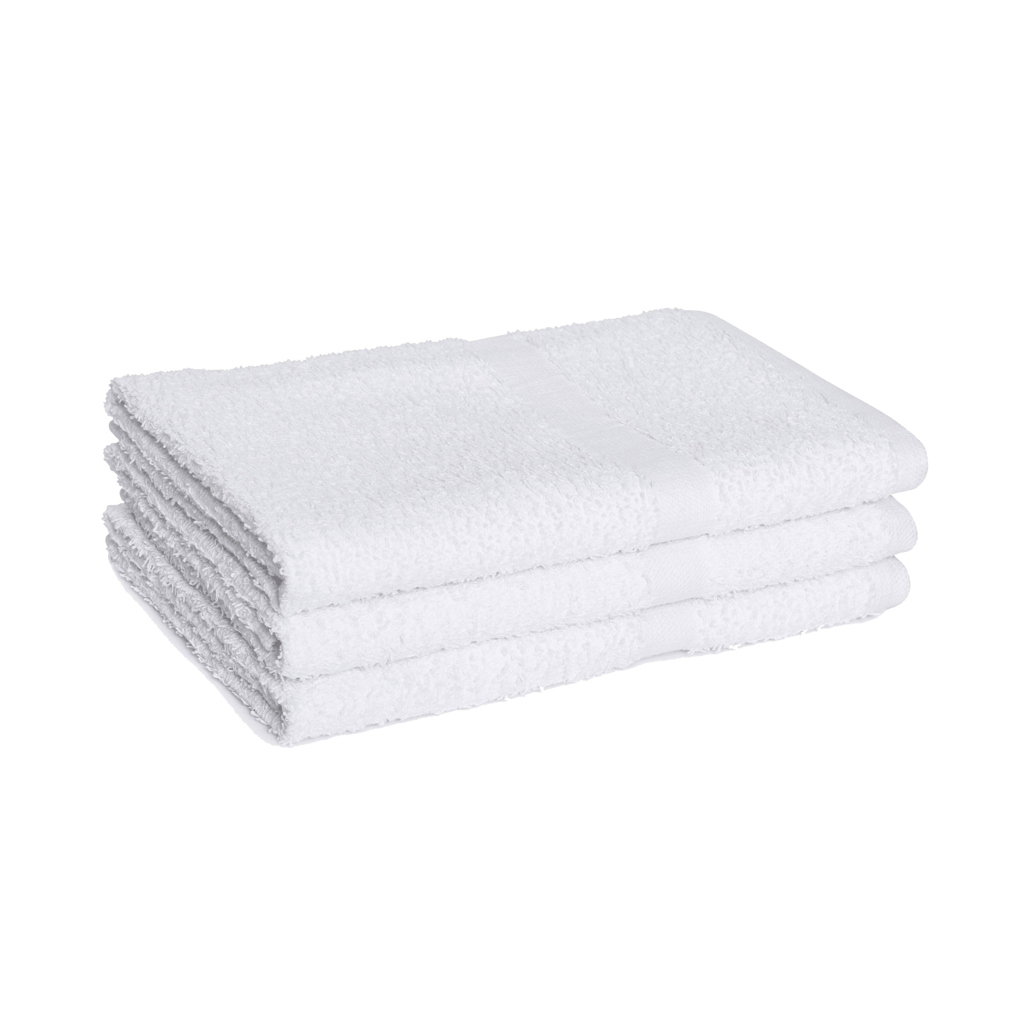 120 Bulk Pack New White 20X40 Cotton Blend Bath Towels