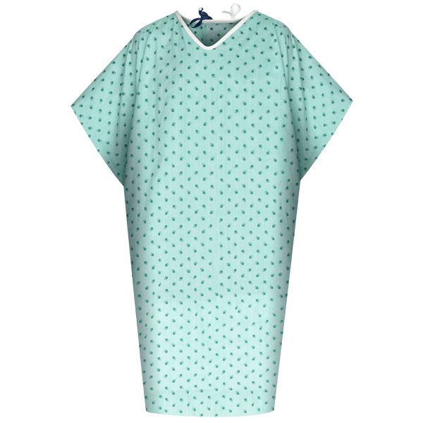 Bariatric Patient Gown - Cotton/Poly - Carelin Supplies