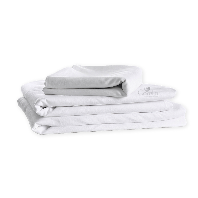 Wholesale Twin Flat Sheets - 66 x 104, White